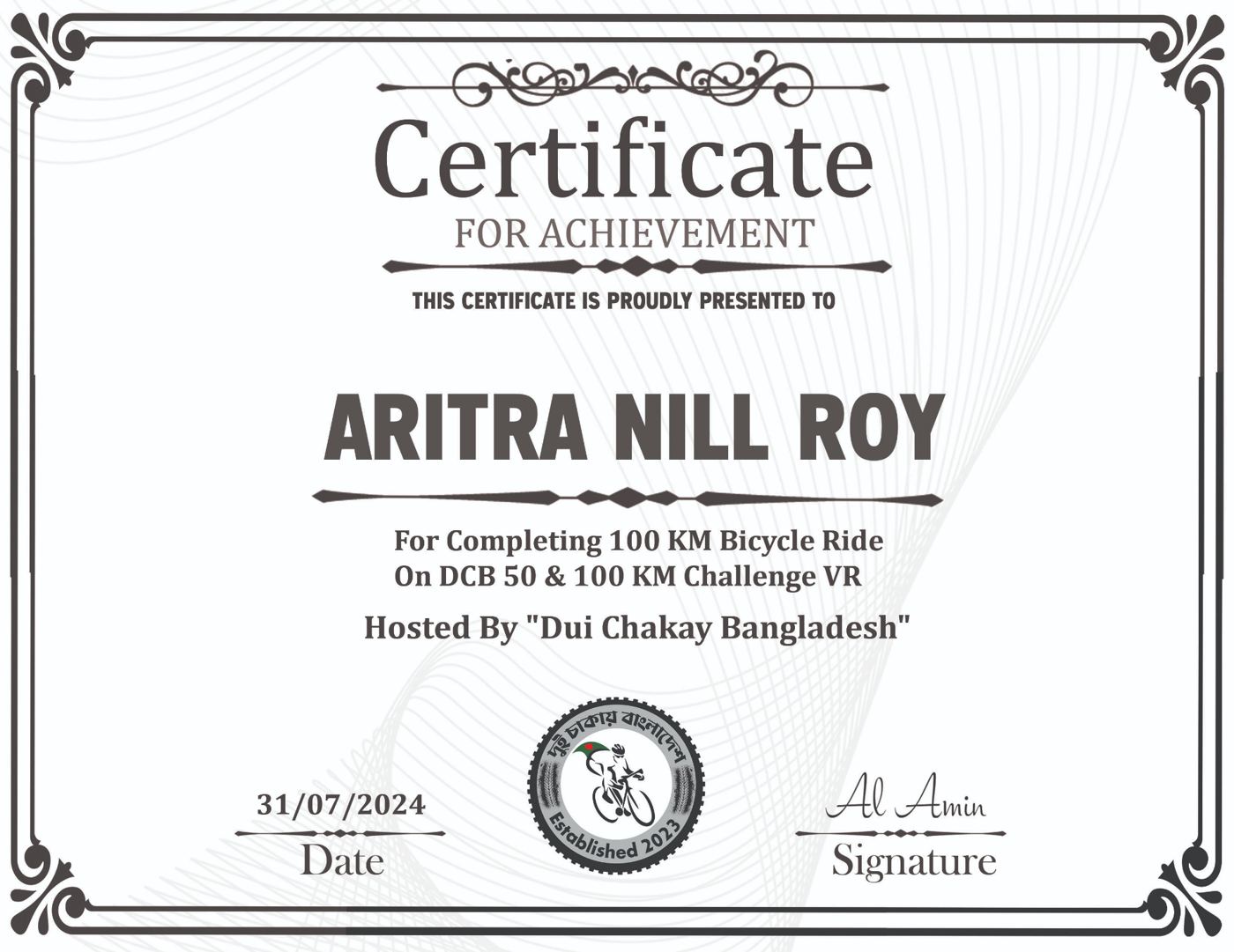 100 KM Bicycle Ride — DCB 50 & 100 KM Challenge VR