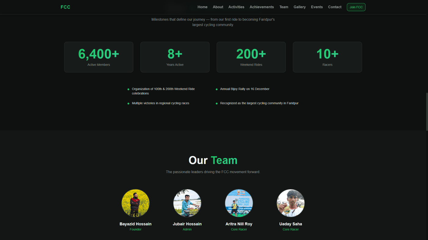 Faridpur Cyclists Community (FCC) screenshot 1